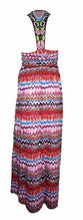 Load image into Gallery viewer, Meghan LA Women&#39;s Beaded Embroidery Boho Print Halter Maxi Dress M
