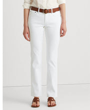 Load image into Gallery viewer, Ralph Lauren Women's High Rise Slim Straight Leg Jeans,White,10x30
