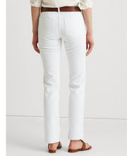 Load image into Gallery viewer, Ralph Lauren Women's High Rise Slim Straight Leg Jeans,White,10x30
