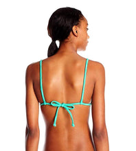 Load image into Gallery viewer, Roxy Junior&#39;s Women Lacy Days Slide Tri Bikini Top, Waterfall, Small
