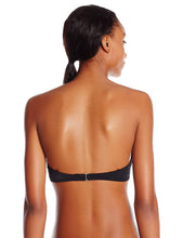 Load image into Gallery viewer, Roxy Junior&#39;s Midnight Underwire Bandeau Bikini Top, Petunia, Medium
