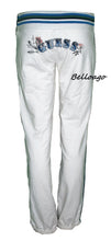 Load image into Gallery viewer, Guess Women&#39;s Floral Printed Logo Embroidery Sweatpants, White, M

