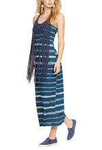 Load image into Gallery viewer, Denim &amp; Supply Ralph Lauren Women&#39;s Fringe Macrame Maxi Dress, Blue, S
