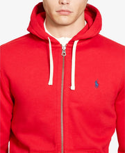 Load image into Gallery viewer, Polo Ralph Lauren Men's Classic Full-Zip Fleece Hoodie, Red, S
