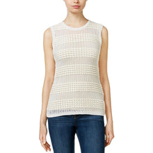 Load image into Gallery viewer, Rachel Roy Women's Knit Textured Tank Top, Ivory, S
