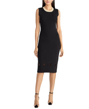 Load image into Gallery viewer, Rachel Roy Women&#39;s Camilla Glitter-Neck Ribbed-Knit Dress, Black, S
