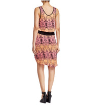 Load image into Gallery viewer, Kensie Junior&#39;s Printed Popover Casual Dress, Orange, XL
