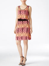 Load image into Gallery viewer, Kensie Junior&#39;s Printed Popover Casual Dress, Orange, XL
