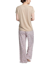 Load image into Gallery viewer, Muk Luks Women's Super-Soft Knit Pajama Lounge Set, Beige Pink , L
