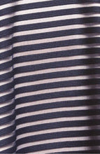 Load image into Gallery viewer, Dear Moon Women&#39;s Neck Shadow Stripe Skater Flared Dress, M, 11
