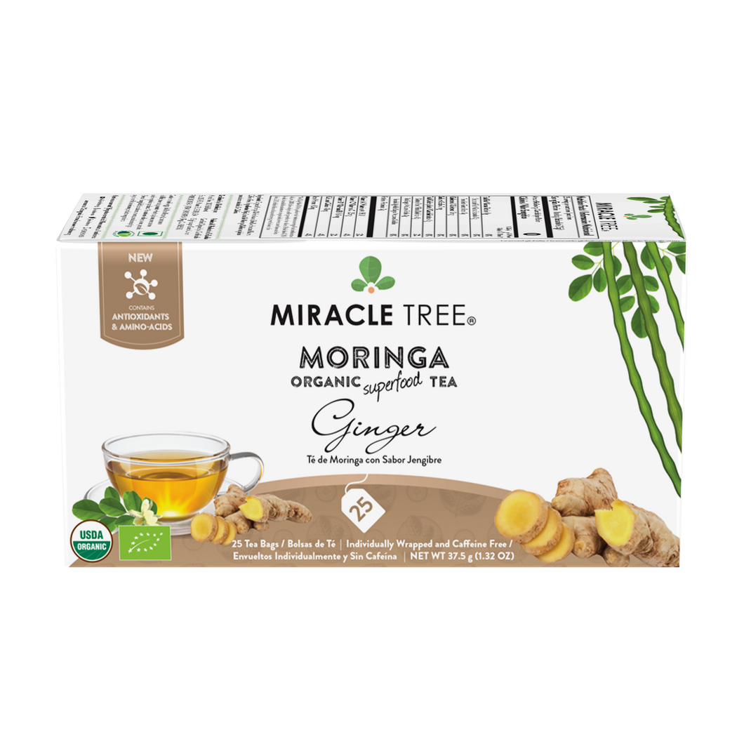 Miracle Tree - Organic Moringa Tea: Ginger