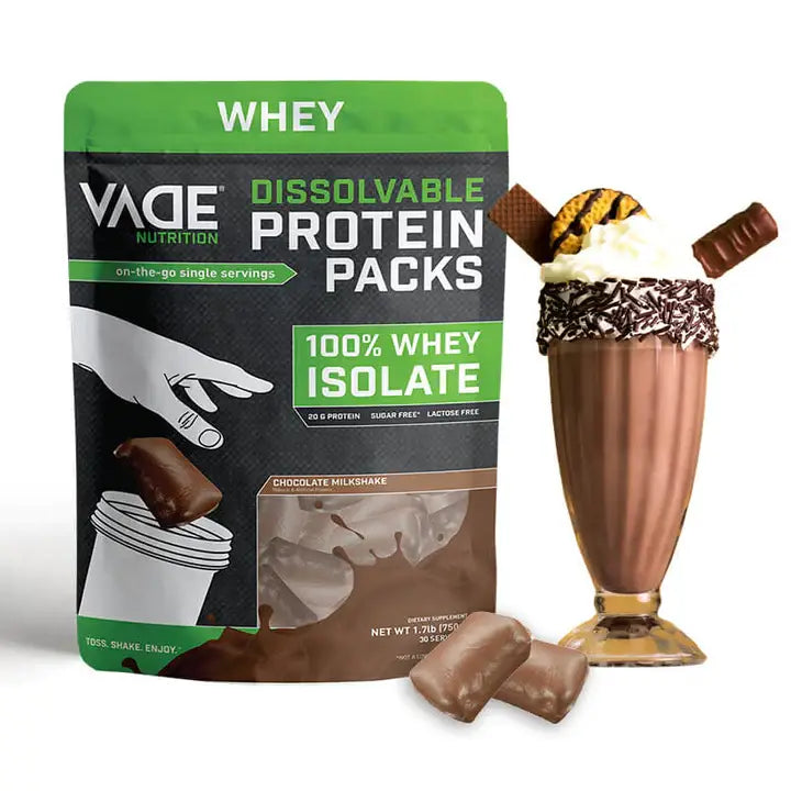 VADE Nutrition - Chocolate Milkshake - 100% Whey Isolate Protein