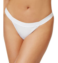 Load image into Gallery viewer, DKNY Women's Classic Cotton Thong, White, S
