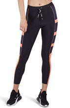 Load image into Gallery viewer, P.e Nation Women&#39;s The Combination Ankle Leggings, Black/Orange, XS
