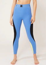 Load image into Gallery viewer, Solid &amp; Striped Women's Trek Belt Bag Leggings, Laguna Blue, XS
