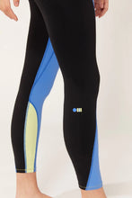 Load image into Gallery viewer, Solid &amp; Striped Women's Trek Belt Bag Leggings, Laguna Blue, XS
