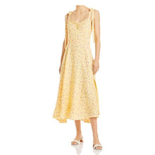 Load image into Gallery viewer, Bardot Women&#39;s Tie Shoulder Calf MIDI Dress, Yellow, S

