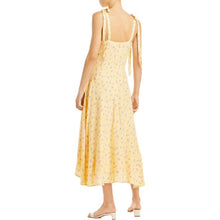 Load image into Gallery viewer, Bardot Women&#39;s Tie Shoulder Calf MIDI Dress, Yellow, S
