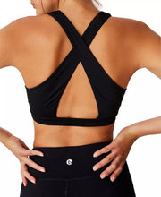 Load image into Gallery viewer, COTTON ON Women&#39;s Workout Cut Out Crop Bra, Black, XL
