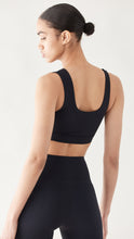 Load image into Gallery viewer, P.E NATION Women&#39;s Basket Cut Sports Bra, Black, XS
