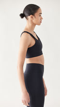 Load image into Gallery viewer, P.E NATION Women&#39;s Basket Cut Sports Bra, Black, XS
