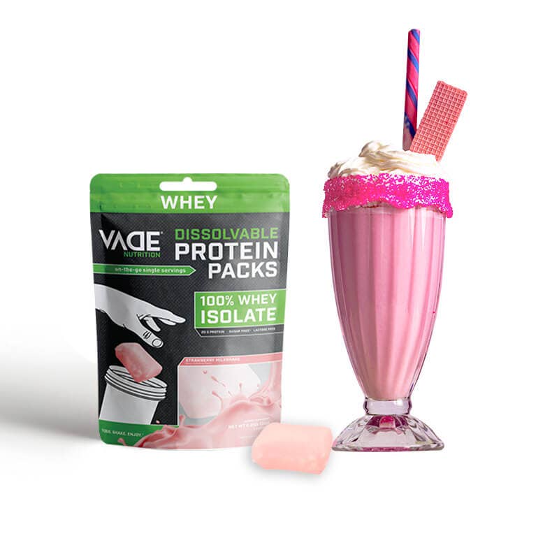 VADE Nutrition - (1ct) Strawberry Milkshake - 100% Whey Isolate Protein