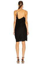 Load image into Gallery viewer, Helmut Lang Women&#39;s String Jersey Mini Dress, Onyx, XS
