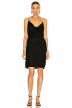 Load image into Gallery viewer, Helmut Lang Women&#39;s String Jersey Mini Dress, Onyx, XS

