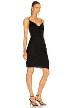 Load image into Gallery viewer, Helmut Lang Women&#39;s String Jersey Mini Dress, Onyx, XS
