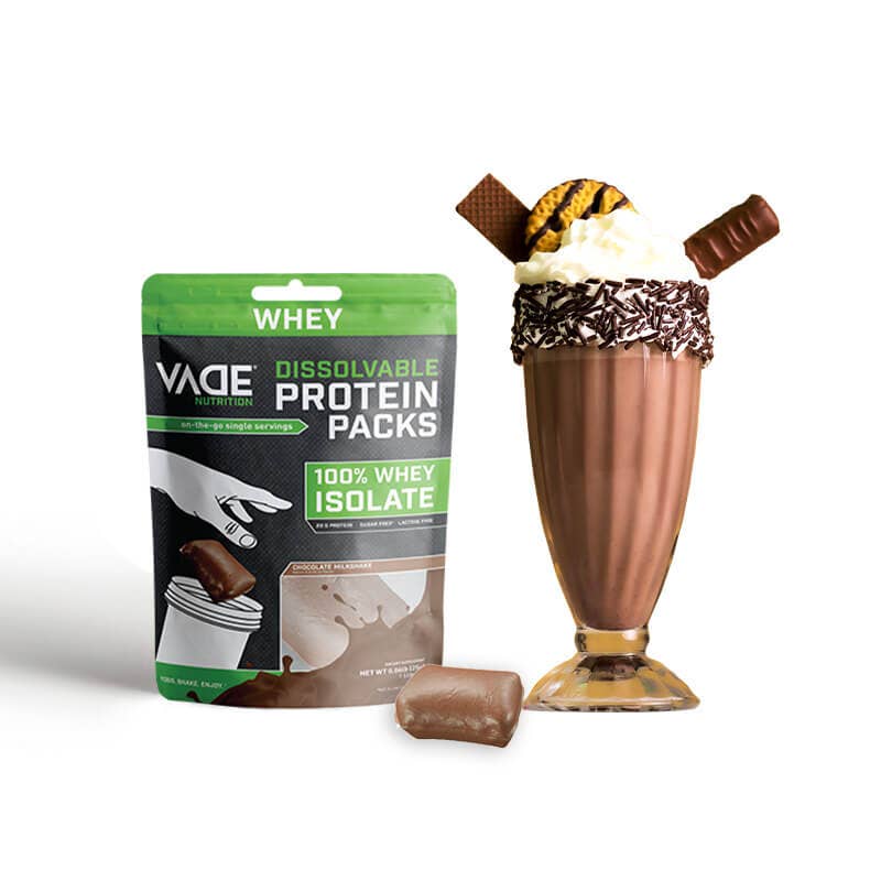 VADE Nutrition - (1ct) Chocolate Milkshake - 100% Whey Isolate Protein