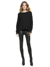 Load image into Gallery viewer, Alice and Olivia Women&#39;s Roma Boucle Pullover Sweater, Black, XS
