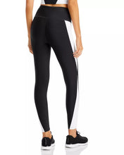 Load image into Gallery viewer, Aqua Women&#39;s Athletic Wide Waistband Color Blocked Leggings, Black, S
