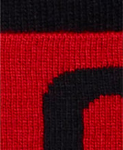Load image into Gallery viewer, Polo Ralph Lauren Men's Iconic Scarf &amp; Hat Gift Set, Black/Red
