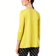 Load image into Gallery viewer, Alfani Women&#39;s Sequins Embellished 3/4-Sleeve Pull-over Sweater, Yellow, M
