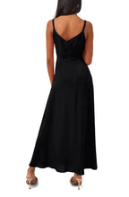Load image into Gallery viewer, Vince Camuto Women&#39;s Tie Front Challis Sleeveless Maxi Dress, Black, M
