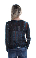 Load image into Gallery viewer, Bar III Women&#39;s Sheer Knit Casual Top, Green, XS

