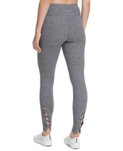 Load image into Gallery viewer, Dkny Sport Women&#39;s High-Waist Lace-Up Detail Ankle Leggings (Grey, XS)
