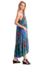 Load image into Gallery viewer, RACHEL Rachel Roy Women&#39;s High Low Sleeveless Maxi Dress (Blue, XS)
