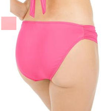 Load image into Gallery viewer, Bar III Women&#39;s Sunset Side-Shirred Hipster Bikini Bottoms, Pink, S

