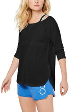 Load image into Gallery viewer, Calvin Klein Performance Women&#39;s Cutout Top, Black, XS
