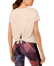 Load image into Gallery viewer, Calvin Klein Performance Women&#39;s Relaxed Tie-Back T-Shirt,Bone, XXL

