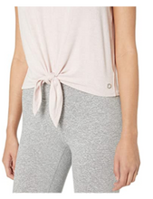 Load image into Gallery viewer, Calvin Klein Performance Women&#39;s V-Neck Tie-Front Tank Top, Pink Graphite, XXL
