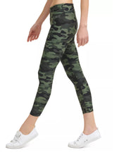Load image into Gallery viewer, Calvin Klein Women&#39;s High Waist Printed 7/8 Tights, Camo Mesh, S
