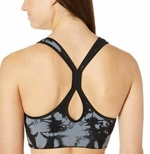Load image into Gallery viewer, Champion Women&#39;s Tie-Dye Racerback Low-Impact Sports Bra, Black, XS
