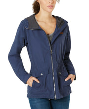 Load image into Gallery viewer, Columbia Women&#39;s Cultus Lake Hooded Anorak Active Jacket, Navy, XL
