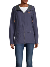 Load image into Gallery viewer, Columbia Women&#39;s Cultus Lake Hooded Anorak Active Jacket, Navy, XL
