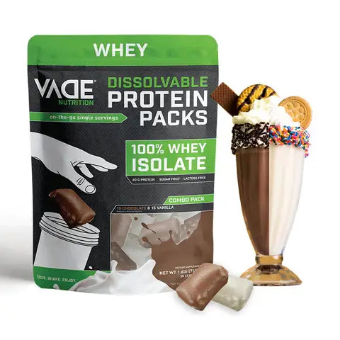 VADE Nutrition - Combo - 100% Whey Isolate Protein (Chocolate & Vanilla)