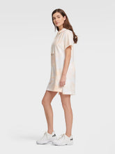 Load image into Gallery viewer, DKNY Women&#39;s Sport Tie-Dyed Logo Sneaker Hoodie Dress, Orange, XS
