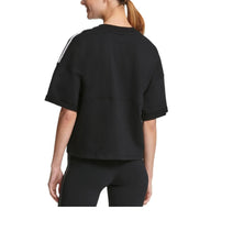 Load image into Gallery viewer, DKNY Women&#39;s Sport Relaxed Logo Boxy Top., Black, L
