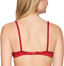 Load image into Gallery viewer, DKNY Intimates Women&#39;s Bra Classic Lace Bralette, Red, S
